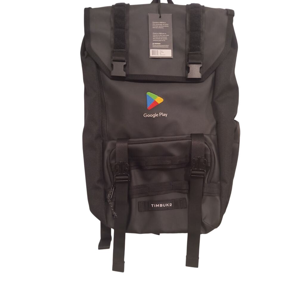 NWT Timbuk2 Rouge Google Play Edition Backpack - Black